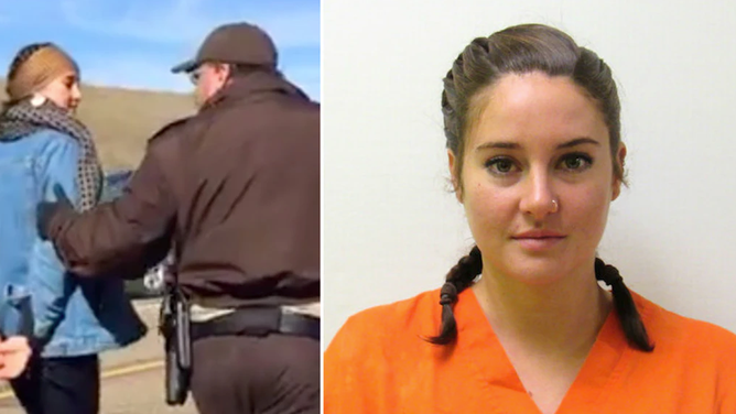 Shailene Woodley mugshot