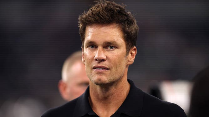 Tom Brady at preseason game