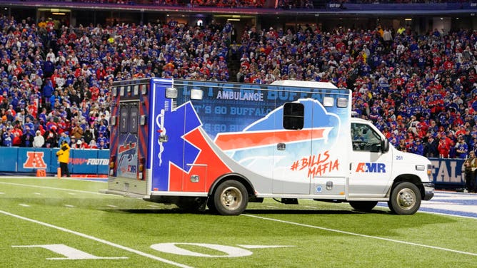 Buffalo Bills DB Taylor Rapp needed an ambulance to leave the field after a scary-looking hit against the New York Jets.