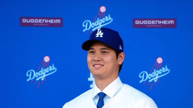 Shohei Ohtani Dodgers press conference free agent