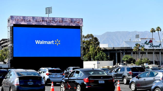 Walmart movie drive-in