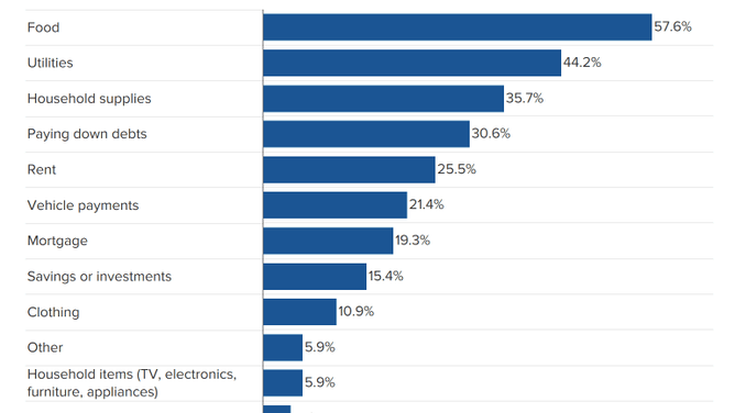 What people spent stimulus checks on