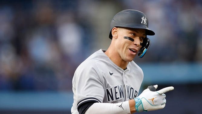 Aaron Judge after home run in toronto
