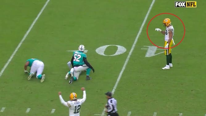 Allen Lazard trolls Dolphins.