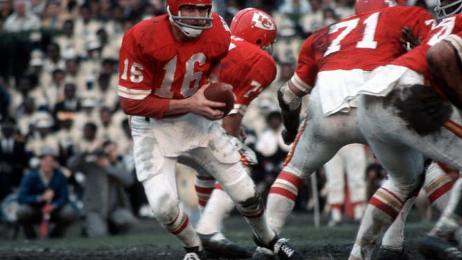 Len Dawson during Super Bowl IV victory