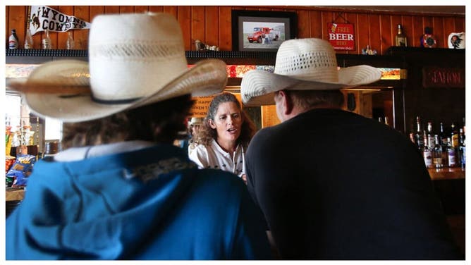Bud Light protests in Wyoming.