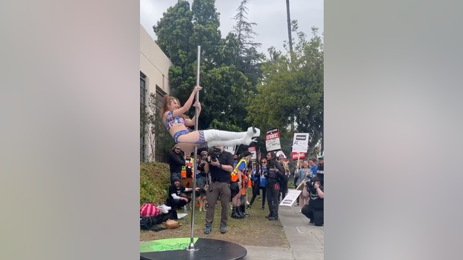 Strippers at Writers Strike