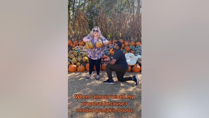 Pumpkin Boobs Marriage Proposal