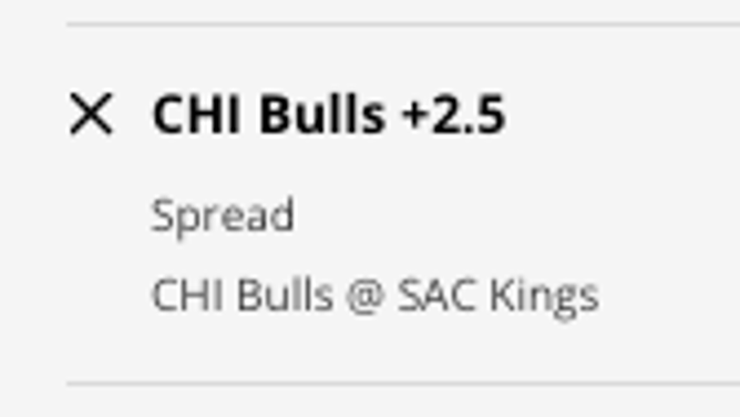 The Chicago Bulls' odds at Sacramento Kings from DraftKings Sportsbook as of Sunday, December 4th at 10:35 a.m. ET.