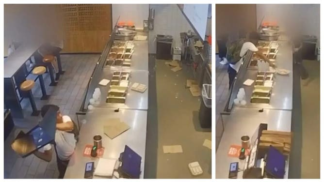 Chipotle order turns violent.