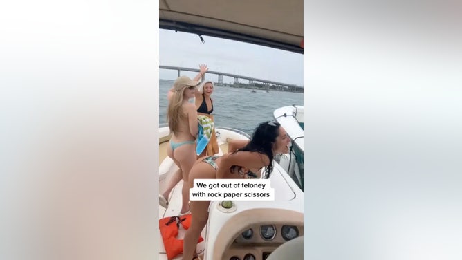 TikTok cops rock paper scissors video