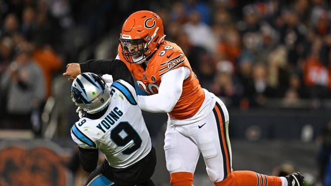 Former Commanders pass rusher Montez Sweat is now in Chicago doing his thing.