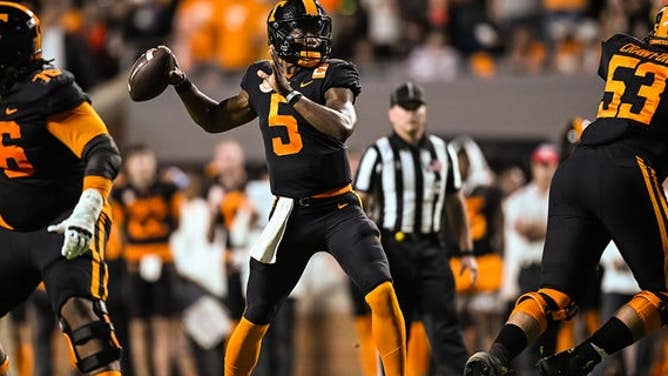 Tennessee Volunteers quarterback Hendon Hooker throws a pass during a game against the Kentucky Wildcats at Neyland Stadium, in Knoxville, Tenn., on Saturday.