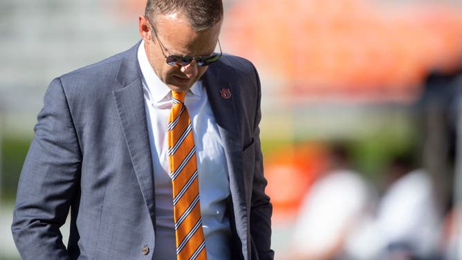 Auburn head coach Bryan Harsin