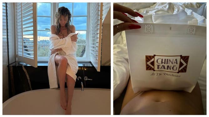Heidi Klum wears almost nothing as he celebrates 50th birthday.