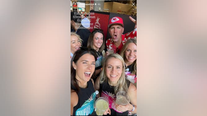Danica Patrick throws a NASCAR Super Bowl party.