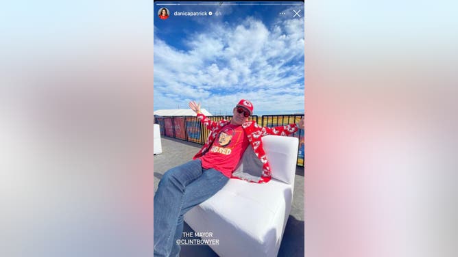 NASCAR driver Clint Bowyer loves the Chiefs.