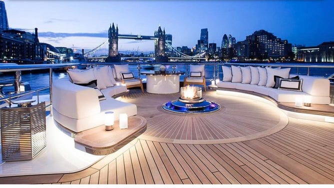 Shad Kahn yacht.