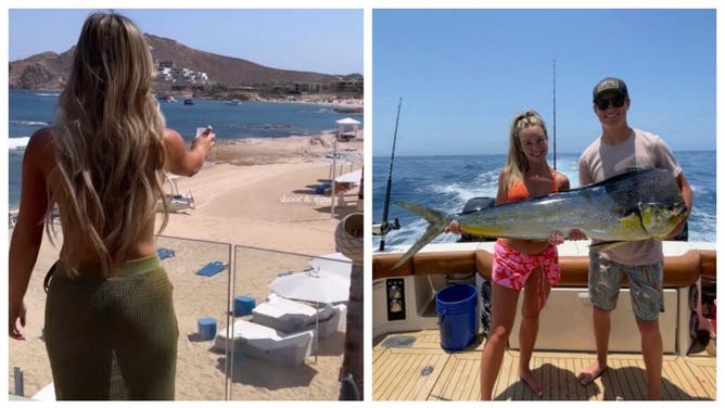 NASCAR WAG McCall Gaulding celebrates off week in bikini.