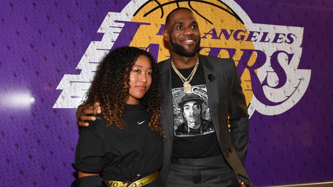 Naomi Osaka and LeBron James