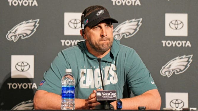 Eagles coach Nick Sirianni discusses his Eagles.