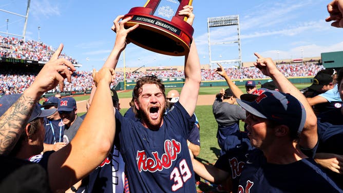 Jack Dougherty Ole Miss Rebels College World Series