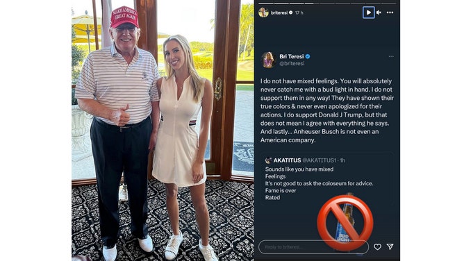 Bri Teresi Trump Bud Light