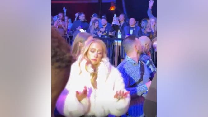 Brittany Mahomes Shrug Jackson Mahomes VIP Table