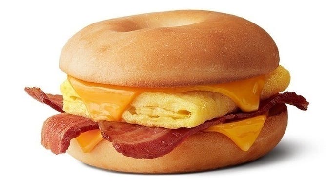 MCDONALD'S BREAKFAST BAGEL