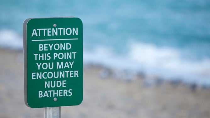 Man Arrested Indecent Exposure Clothing Optional Beach Feel Free To Investigate Gently Sign