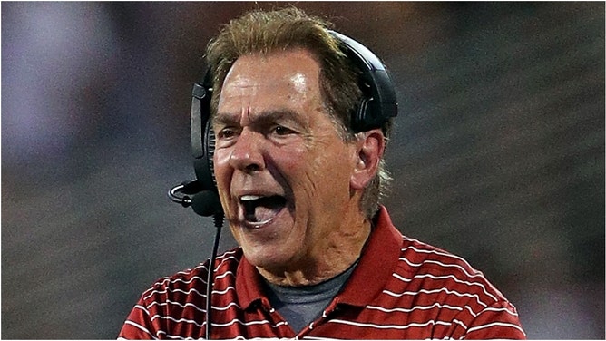 Nick Saban told an NIL roundtable involving Senator Ted Cruz that the old college football world is dead. Watch a video of his comments. (Credit: Getty Images)