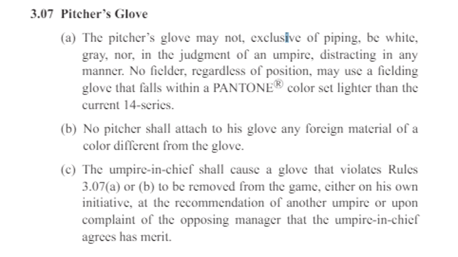 MLB Rule Book