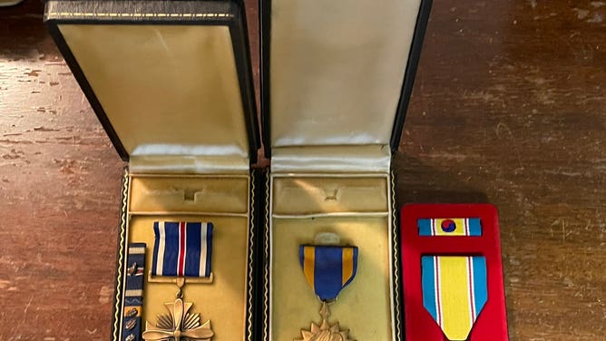 Connie's war medals. (Credit: David Hookstead)
