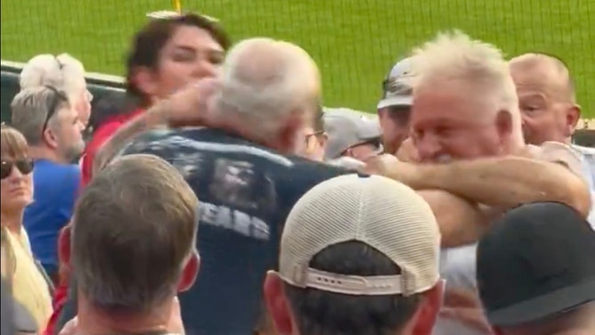 A fight in the stands during a Cleveland Guardians game led to multiple ejections, including a female fan throwing some big swings.