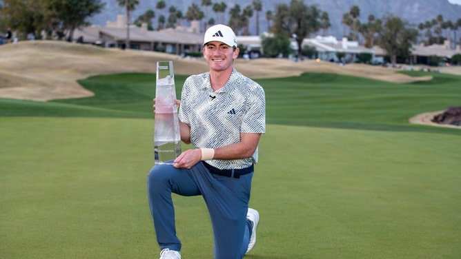 Nick Dunlap is one of the young PGA TOUR golfers who broke out in January after winning The American Express 2024.