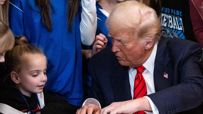 President Donald Trump said he has instructed the Secretary of Homeland Security to deny visa requests from transgender athletes seeking to enter the U.S. for the 2028 Olympics.