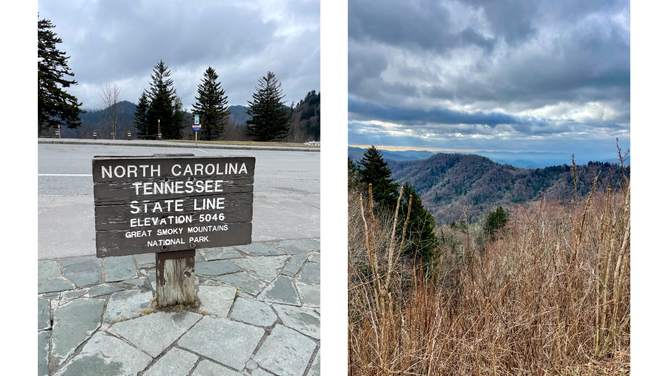 Newfound Gap, Tennessee-North Carolina state line