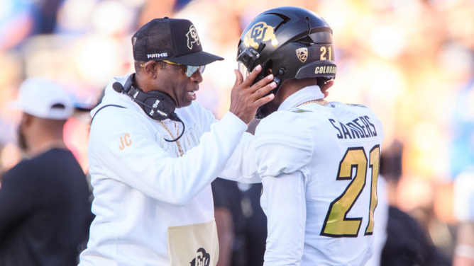 Deion Sanders Gives Shilo Sanders Extra Motivation To Run A Faster 40