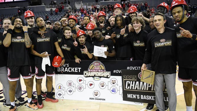 SIU Edwardsville became the first school to officially reach the 2025 NCAA Men's Basketball Tournament with an Ohio Valley Conference Championship victory over Southeastern Missouri.