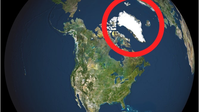 Greenland is shockingly easy to find on a map. (Photo by Planet Observer/Universal Images Group via Getty Images)