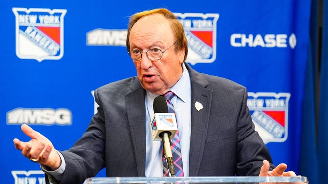 The entire New York Rangers' team donned #40 jerseys with the name "Rosen" emblazoned on the back to pay tribute to broadcaster Sam Rosen, who called his final game on Thursday night.