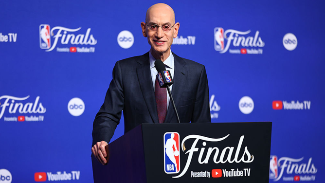 Adam Silver Defends NBA Finals Ratings, Explains Disappearance Of Court Decals