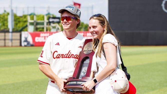 Playing In The College World Series And Getting Married, Louisville's Tanner Shiver Could Have A Busy Week Via: Nicole Finch, Louisville Athletics