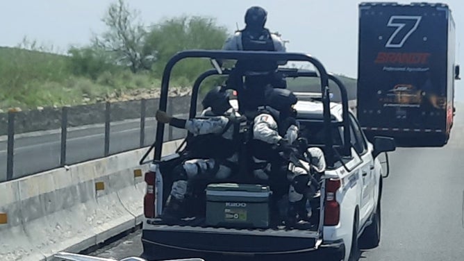 NASCAR Heads South: Mexican National Guard Convoy, Customs Inspections And 2,296 Miles From Michigan To Mexico Via: Eric Shawn