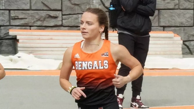 Madison Kenyon competed against a biological male athlete when she was on the women's track & field team at Idaho State University.