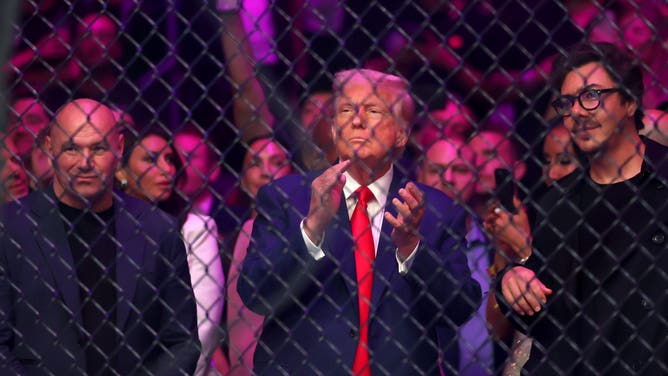Dana White of UFC and President Donald Trump