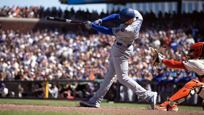 Los Angeles Dodgers fans took over the San Francisco Giants stadium