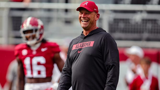 Alabama head coach Kalen DeBoer