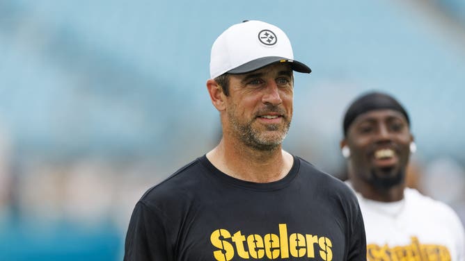 There's a ton of hype surrounding Pittsburgh Steelers quarterback Aaron Rodgers returning to MetLife Stadium to face his former team, the New York Jets.
