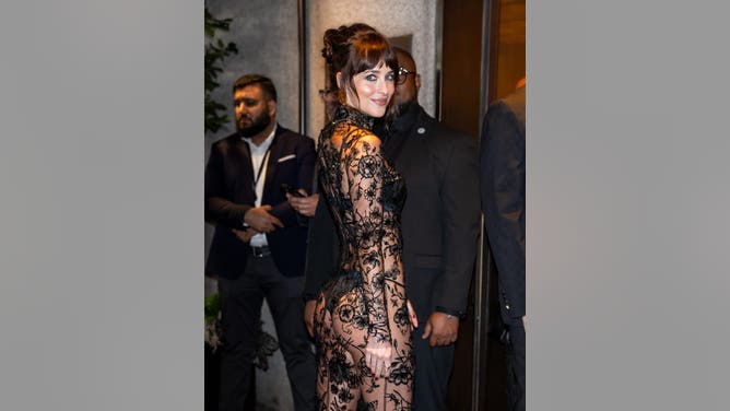 Dakota Johnson naked dress